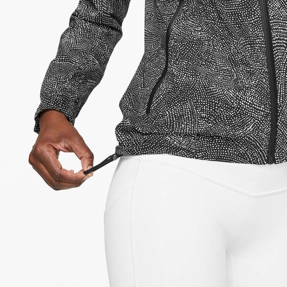 NWT Lululemon Here To Move Jacket, Sz 6, Free Spirit Alpine White Black - Picture 4 of 14